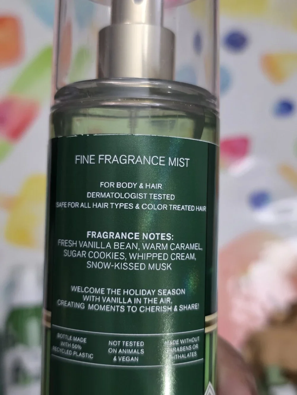 Bath & Body Works Vanilla Bean Noel Green 8 Piece Holiday Gift Set New RARE